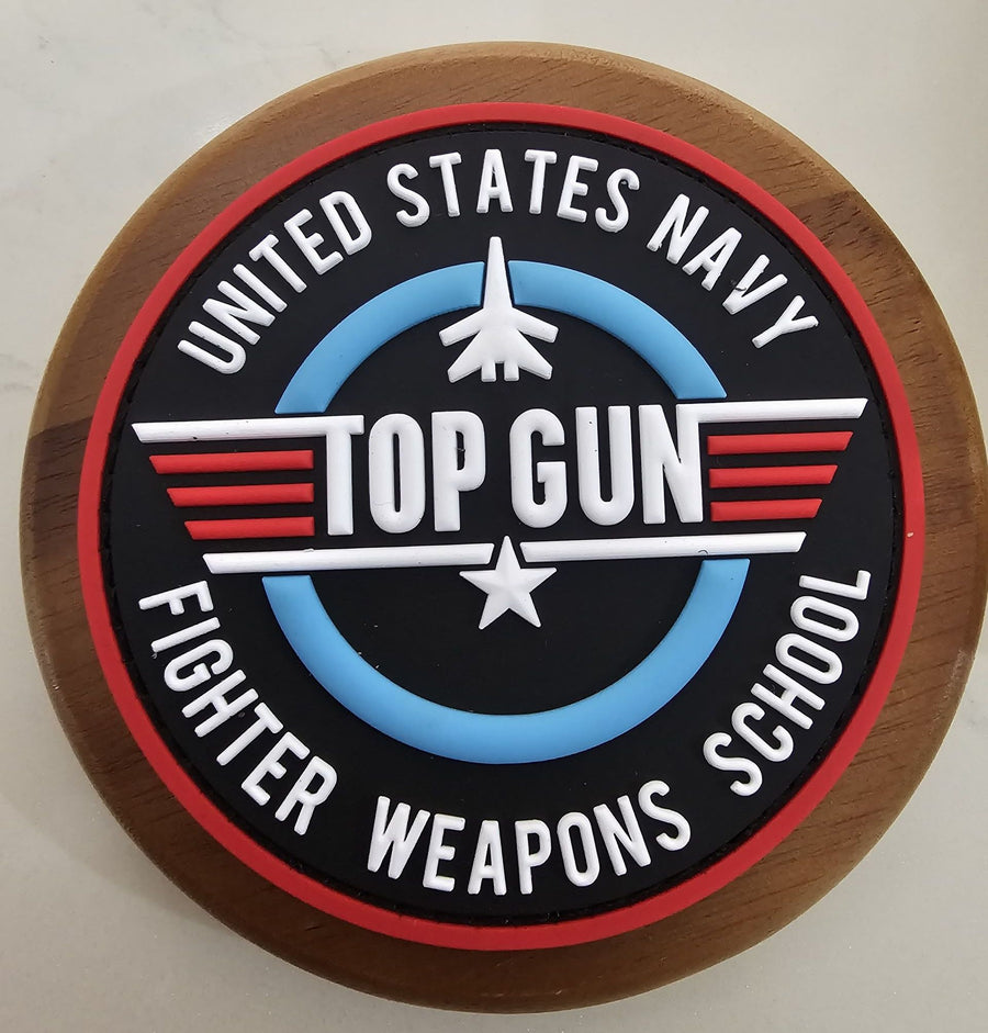 Parche Top Gun United States Navy en PVC con Velcro